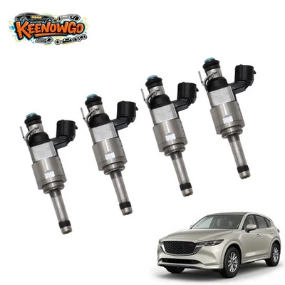 4Pcs Fuel Injection Injectors Fit For Mazda CX-5 CX-9 2016-2019 2.5L PY0113250 - Image 1 of 4