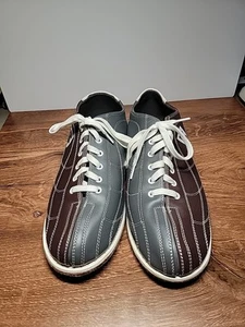 Brunswick Men's Size 15 Bowling Shoes Half Brown Half Gray GOOD USED CONDITION - Picture 1 of 20