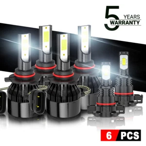 For Dodge Journey 2010-2018 2019 Combo LED Headlights High Low Beam Fog Lights - Picture 1 of 21