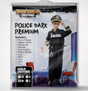 Spooktacular Creations Polizei Kostüm Kinder Jungen Premium-Stil Zubehör Gr. M - Bild 1 von 4