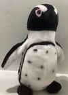 THE PETTING ZOO Spotted AQUATIC VINTAGE 1994 PENGUIN Hand Puppet PLUSH 14"