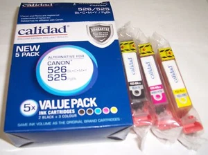 3 x Calidad 933 cartridges for Canon 526 Black,Magenta,Yellow from 934-VPCX box - Picture 1 of 1
