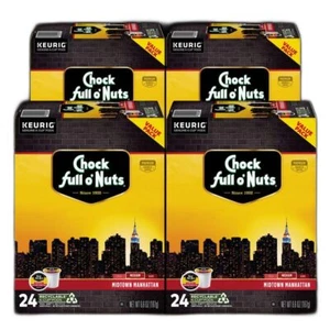 Chock full o’Nuts Midtown Manhattan Keurig K-Cup Pods for Keurig Brewers – Pr... - Afbeelding 1 van 6