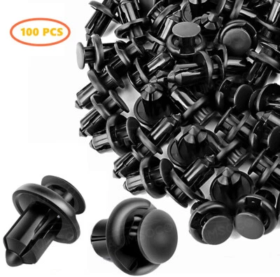 100 piezas clips de parachoques capó guardabarros empuje remaches sujetadores de retención para Civic Accord Foto 1 de 4