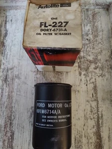 NOS OEM 1971 Ford Pinto Mercury Capri 1.6L 98CID L4 Oil Filter D0RY-6731-A FL227 - Picture 1 of 1