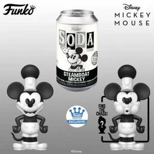Funko! Soda Steamboat Mickey Mouse o Silbato con Posibilidad de PERSECUCIÓN Exclusivo - Imagen 1 de 2