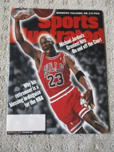 De colección enero 1999 Michael Jordan Newstand Sports Illustrated sin etiqueta - Imagen 1 de 2