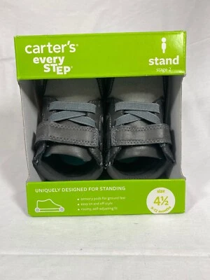 Soporte Carter’s Boys Every Step Stage 2 - Talla 4 1/2 Gris/Negro Foto 1 de 4