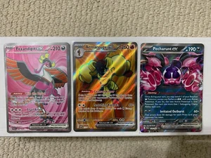 Fezandipiti ex  084/064 Full Art Ultra Rare/Armarouge ex 125/Pecharunt ex 039 - Picture 1 of 7
