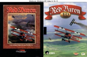 Red Baron Collection PC Game 1998 Red Baron 3-D + Mission Builder Windows 10 11 - Picture 1 of 5
