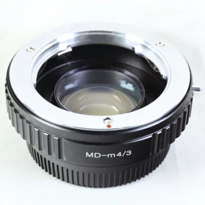 0.72x Focal Reducer Speed Booster Minolta MD mount lens to Micro 4/3 Adapter - Image 1 of 4