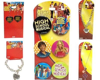 HIGH SCHOOL MUSICAL Joyería de Moda DISNEY Elige Tus Joyas NUEVO Orig. Embalaje Foto 1 de 2