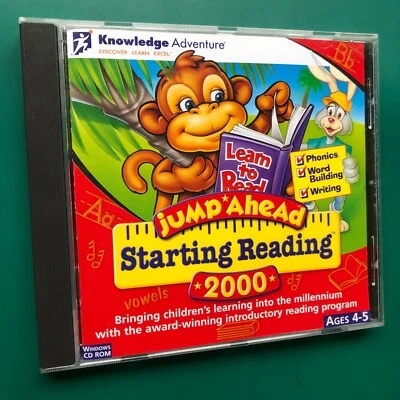 JUMP AHEAD 2000 STARTING READING CD-ROM Language Writing Phonics Word Building - Image 1 of 4
