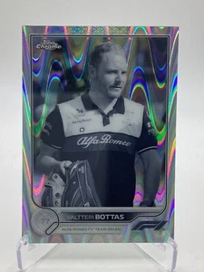 TOPPS FORMULA 1 CHROME 2022 F1 VALTTERI BOTTAS RAYWAVE PARALLEL #58 - Imagen 1 de 2