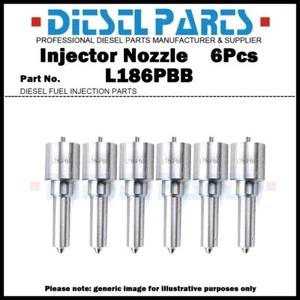 6x Fuel Injector Nozzle L186PBB for Mercedes Benz OM906LA A0060176121 B03004B - Bild 1 von 4