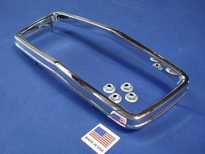 NEW 1968 Mustang Grille Corral w/ Hardware Die Cast Chrome Plated USA MADE!  - Picture 1 of 6
