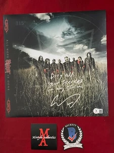 COREY TAYLOR SLIPKNOT STONE SOUR SIGNED 12x12 PHOTO! BECKETT COA! CMFT! IOWA! - Picture 1 of 1
