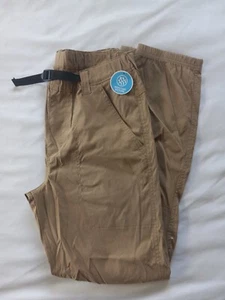 NWT Wrangler Outdoor Slim Fit Boys Sixe XXL Flex Upf 50 Wicking Jogger Pants Tan - Picture 1 of 11
