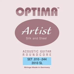 Optima Artist Acoustic Guitar Strings Silver Plated Copper with Silk 10-44 - Imagen 1 de 2