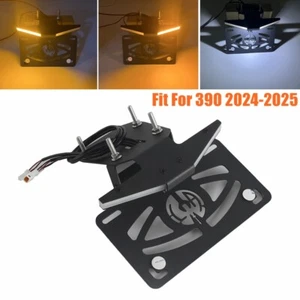 Black LED Tail Tidy License Plate Holder Fender Eliminator Fit For 390 2024-2025 - Bild 1 von 12