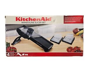 KitchenAid Mandoline Slicer Set 4 Piece Model: 669963 NEW BLACK