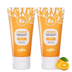 Orange Exfoliating Gel Scrub for Face and Body, Deep Cleansing Exfoliator - Picture 1 of 12