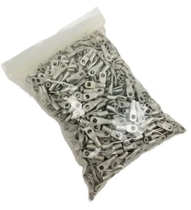 1000 BURNDY YAV10G61 Ring Tongue Terminal 1-Hole #10 Stud 12-10 AWG w/Window NEW - Picture 1 of 6