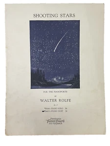 Shooting Stars for Piano Sheet Music by Walter Rolfe 1929 Theodore Presser Pub. - Picture 1 of 5