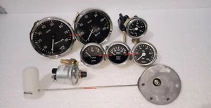 Smiths Replica Kit- Temp + Oil + Fuel + Volt +Speedometer +Tacho 100 mm B/C ME - Picture 1 of 3