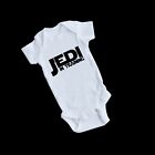 Jedi w treningu Styl Gwiezdnych Wojen Spersonalizowana kamizelka Baby Grow Chłopiec Dziewczyna Prezenty