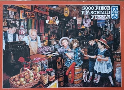 5000 F.X. Rompecabezas Schmid "Lucky Marbles", Kids in a Store, Publicidad Pepsi Cola Foto 1 de 4