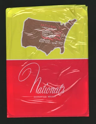 Medias ligueras de nailon de punto plano National Style 400 talla 10 color mediano beige Foto 1 de 2