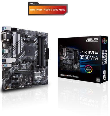 ASUS Prime B550M-A Gaming Mainboard Sockel AM4 - Bild 1 von 4