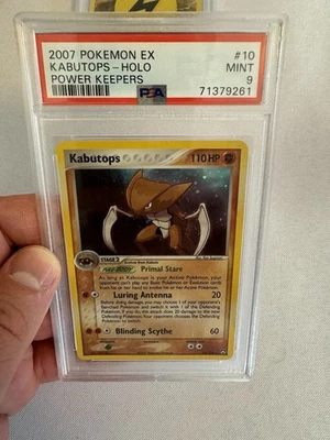 2007 Pokemon - Kabutops Holo Rare EX Power Keepers 10/108 - PSA 9 Mint! Nintendo - Image 1 of 4