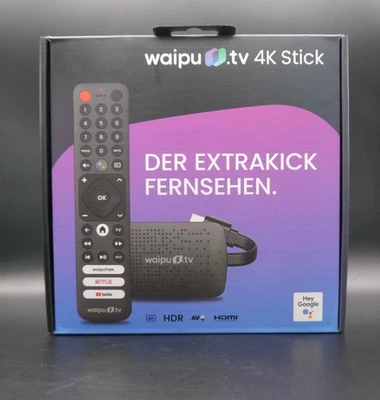 waipu.tv 4K Stick 1a Generazione Wi-Fi HDMI 4K HDR Dolby Atmos 3 Mesi Serie TV Film - Immagine 1 di 3