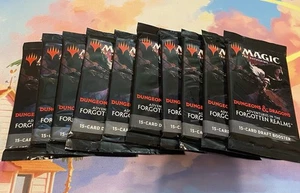 D&D: Adventures in the Forgotten Realms - Magic the Gathering x10 Draft Booster - Imagen 1 de 1