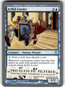 Artful Looter Unhinged Regular MTG  - Picture 1 of 2