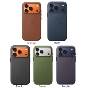 Für iPhone 17 Pro Max 17 Pro TechWoven Hülle mit MagSafe Blau Sienna & Logo - Bild 1 von 9