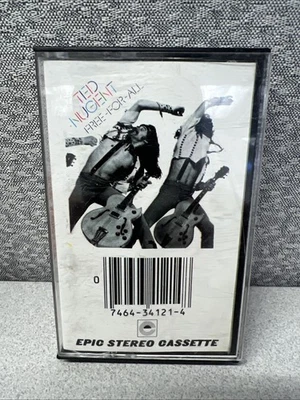 Ted Nugent Free For All TESTED  Cassette Tape  1976 - Image 1 of 4