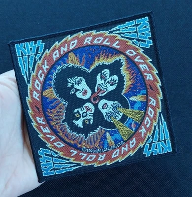 LICENSED KISS ROCK & ROLL OVER Classic Hard Rock Band Music Battle Jacket Patch - Image 1 of 4
