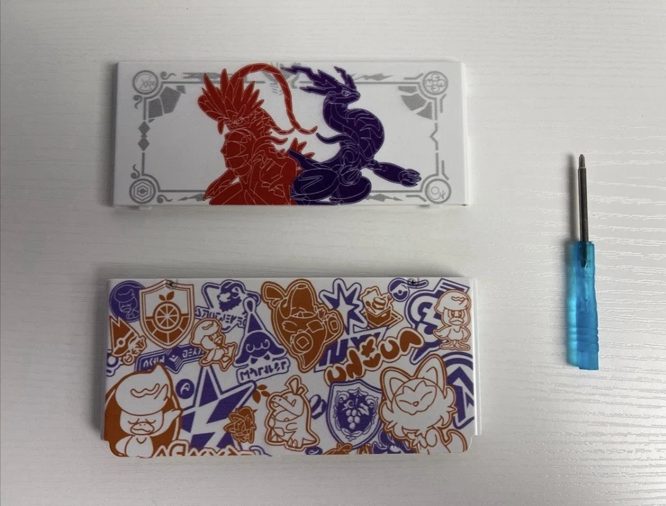 Placas personalizadas Pokemon escarlata y violeta para nueva Nintendo 3DS Foto 1 de 4