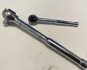 Vintage Craftsman 2pc Tri Wing Ratchet Set 1/2” & 1/4” Drive 943797, 943795 - Picture 1 of 19