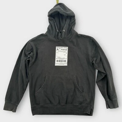 Anti Social Social Club Mens Medium Thank God Hoodie Black Shipping Label ASSC - Image 1 of 4