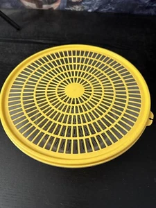 Tupperware Colador Colador Lavabo Cuenco 1836-2 Transparente y Tapa Coladora 1836-2 Amarillo - Imagen 1 de 5