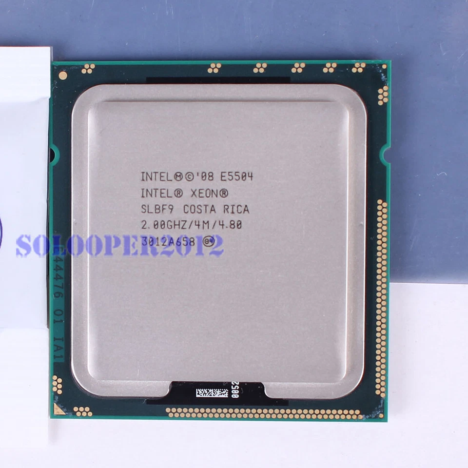 Free shipping Intel Xeon E5504 LGA 1366/Socket B (SLBF9) CPU Processor 2.0 GHz - Image 1 of 1