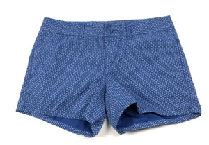 Gap Damen 4 Baumwolle Hadley Shorts bedruckt blau Chino khaki Kleidung klassisch - Bild 1 von 4