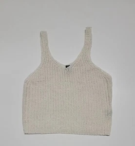 Moon And Madison Anthropologie Tanktop cremefarben Grobstrick Damengröße Medium Frühling - Bild 1 von 3