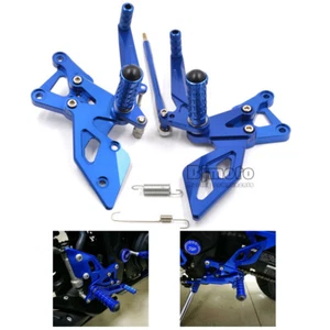 For 2015-2020 Yamaha YZF R3 Adjustable Rearsets Rear Sets Footrest Footpegs - Imagen 1 de 9