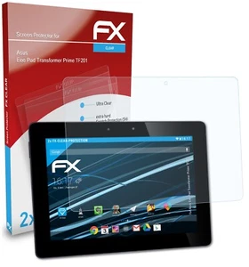 atFoliX 2x Screen Protector for Asus Eee Pad Transformer Prime TF201 clear - Picture 1 of 8