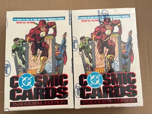 (2) 1991 Impel DC COSMIC CARDS Inaugural Edition FACTORY SEALED BOX - Picture 1 of 3